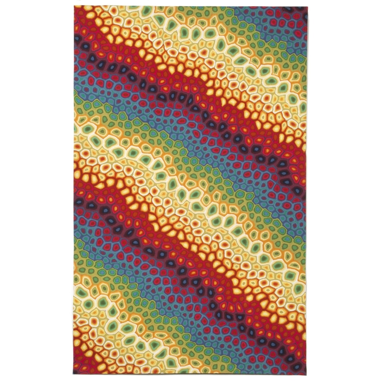 The Rug Department Liora Manne Visions IV Pop Swirl Indoor Outdoor Area Rug Multi